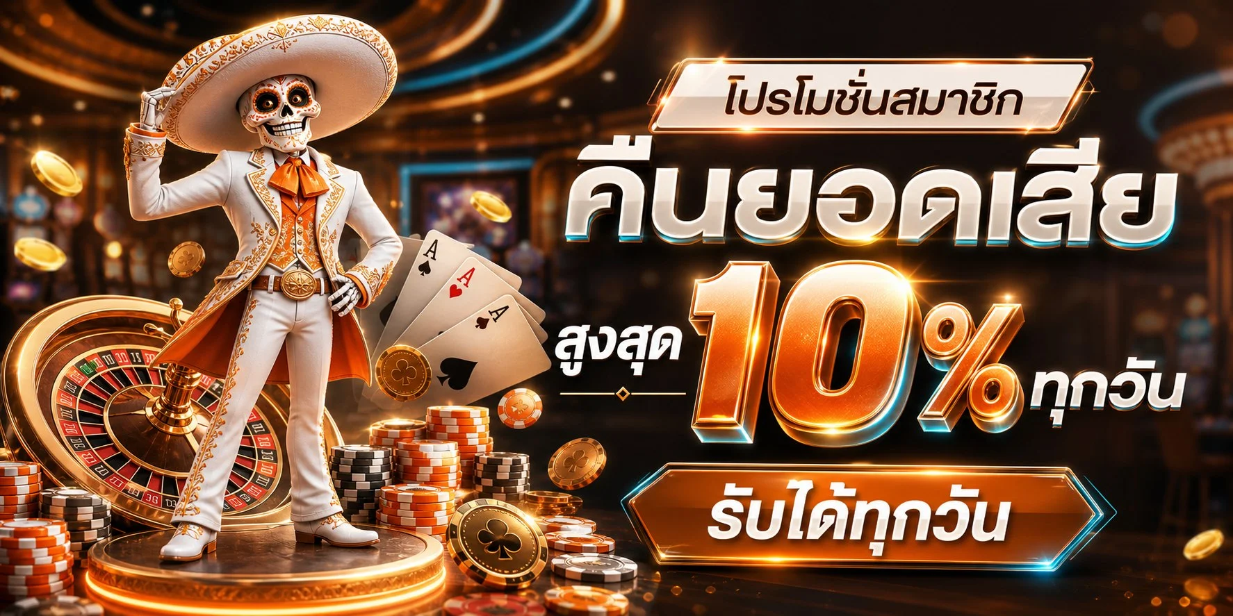 ฉ่ำ168 เว็บตรงครบวงจร สล็อต คาสิโน กีฬาออนไลน์ แบนเนอร์หน้าแรก